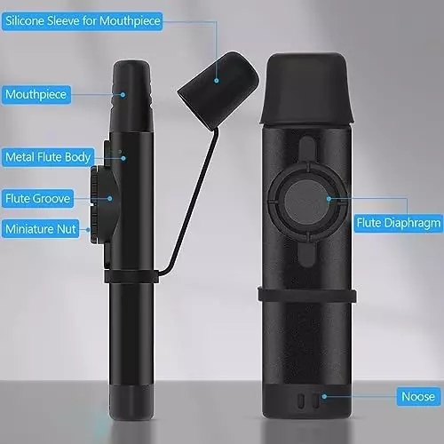 amicisound-kazoo-pro-instrument-metal-harmonica-for-music-lover