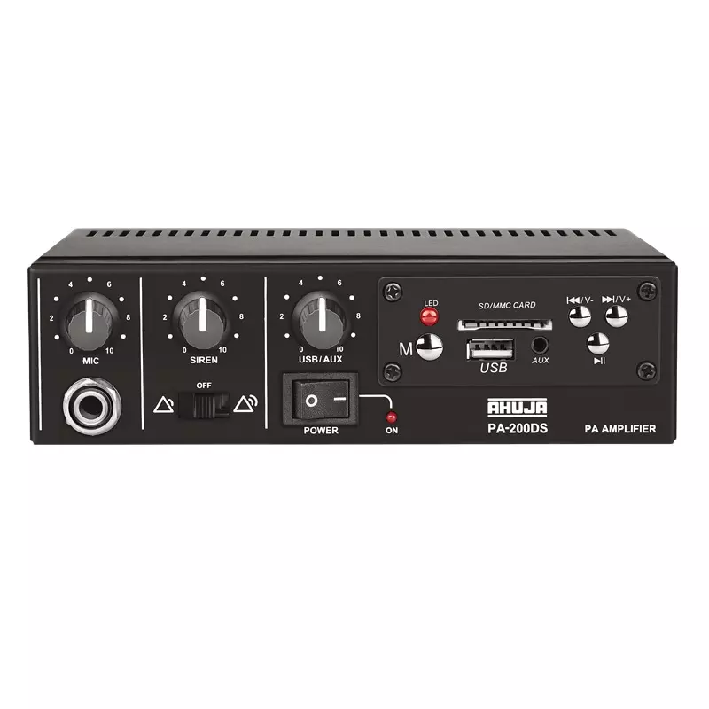 Ahuja PA Mixer Amplifier 30 W Max., 20 W RMS at 10% THD Output Power, PA-200DS