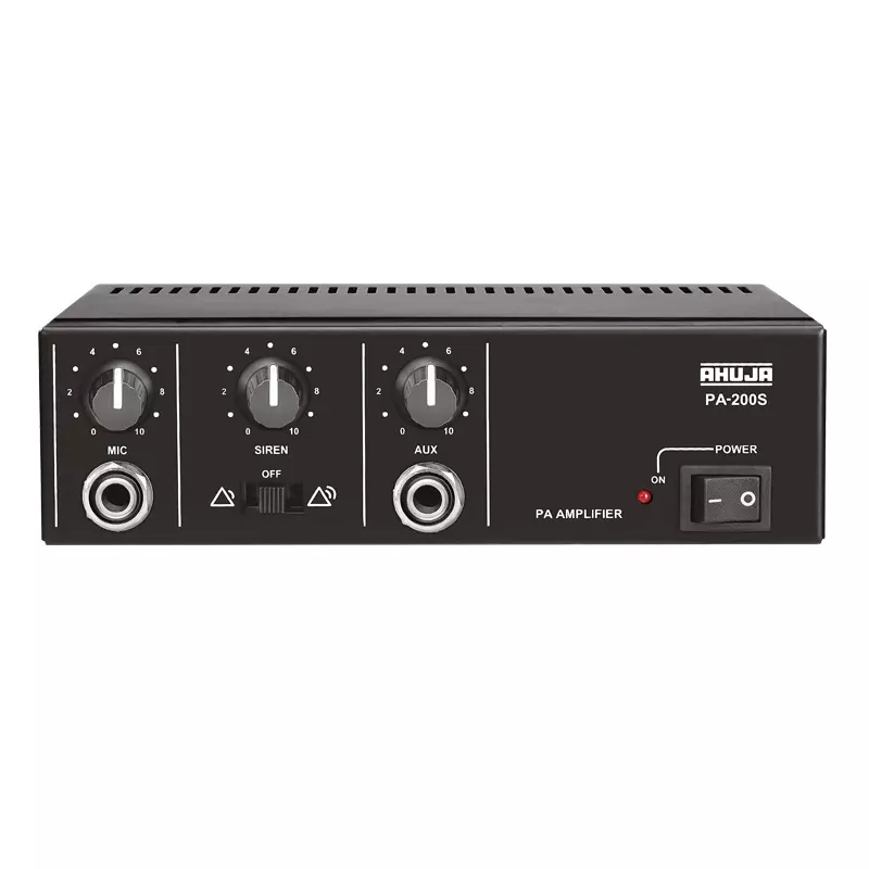 Ahuja PA Mixer Amplifier 30 W Max., 20 W RMS at 10% THD Output Power, PA-200S