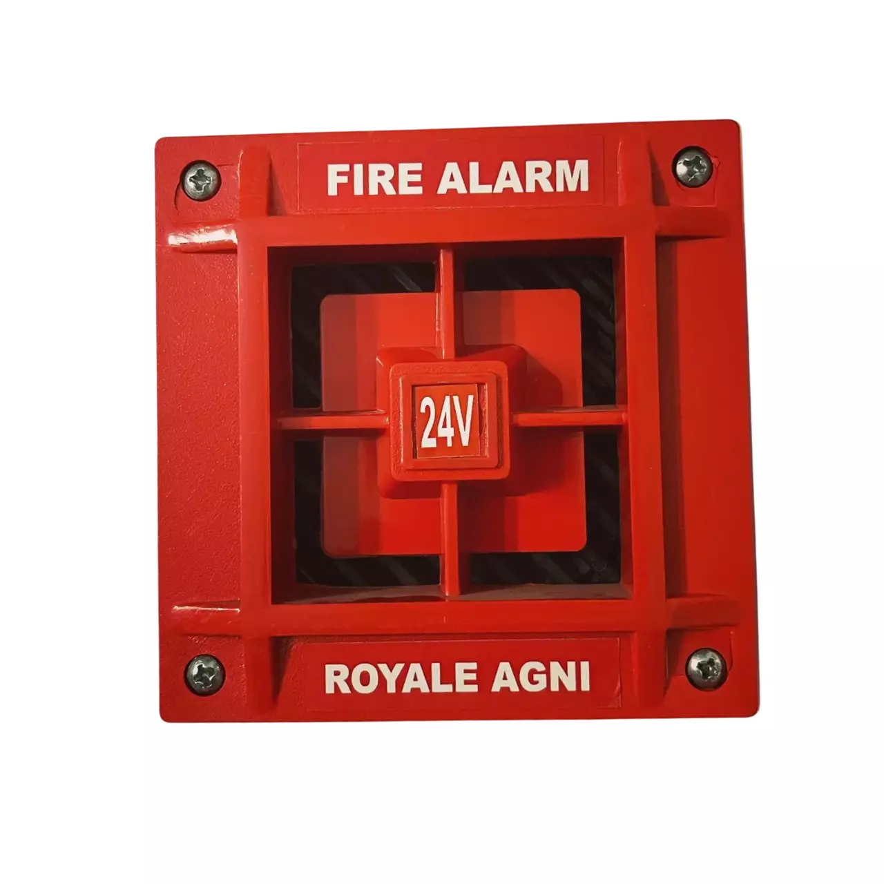 Agni Hooter Audible Wall Mounted ABS Body 24 V DC Red