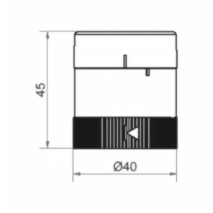 Werma Buzzer KombiSIGN 40 Series Panel Mount 24 V AC/DC 85dB at 1 m IP66 AC DC 2-Tone, 635.800.75
