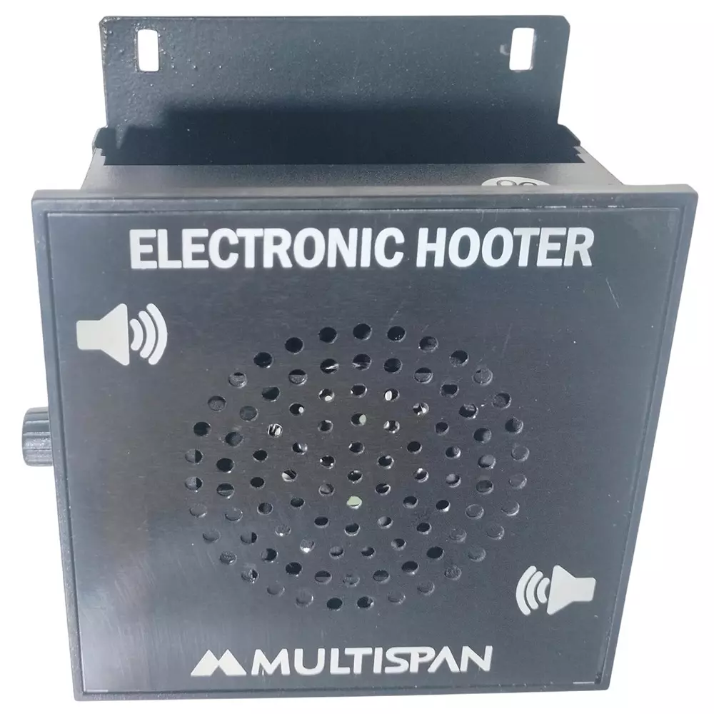 MULTISPAN Electronic Hooter Wall Mount Aluminium 230 V AC or 24 V DC Input Voltage, MH-200W