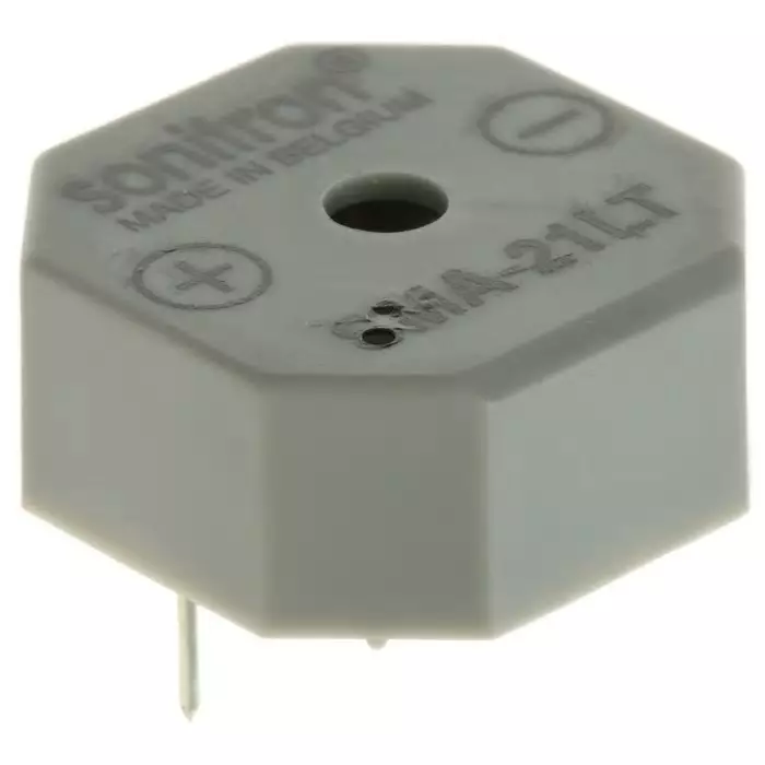 Sonitron 90dB Through Hole Multifunction Internal Buzzer 17.5x17.5x8.5 mm 1.5 V DC Min 15 V DC Max, SMA-21LT-P17.5