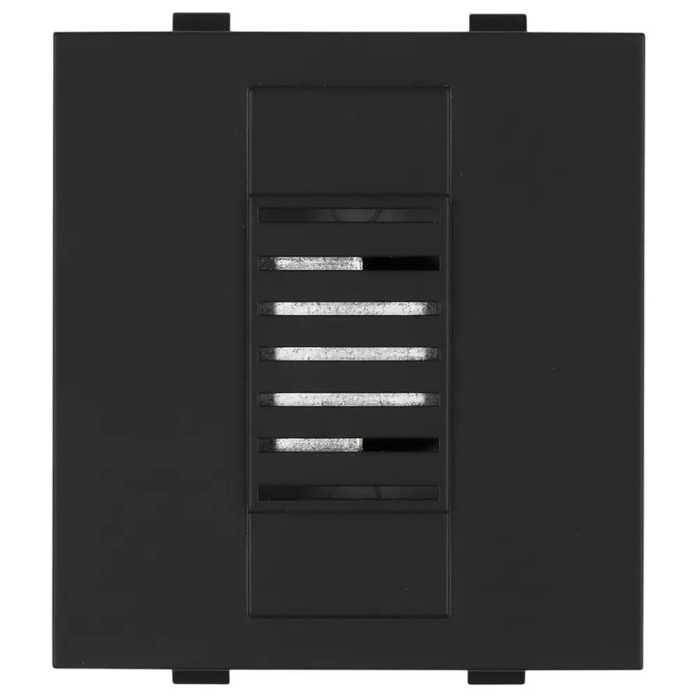 Anchor Rider Buzzer 1 Module Graphite Black PVC Plastic for Industrial and Home Use, 47286GB