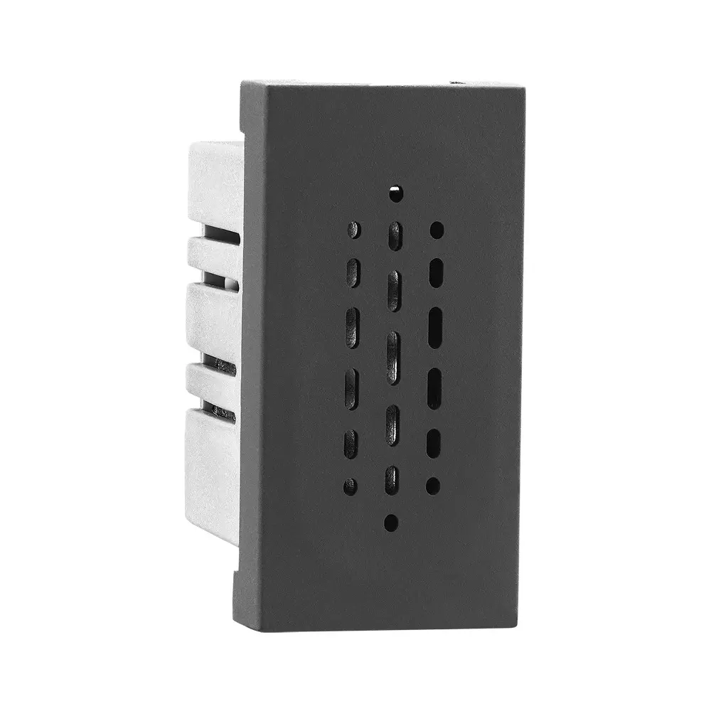 Legrand Buzzer Allzy 1 Module Matt Black, 6812 39 (Pack of 20 Pcs)