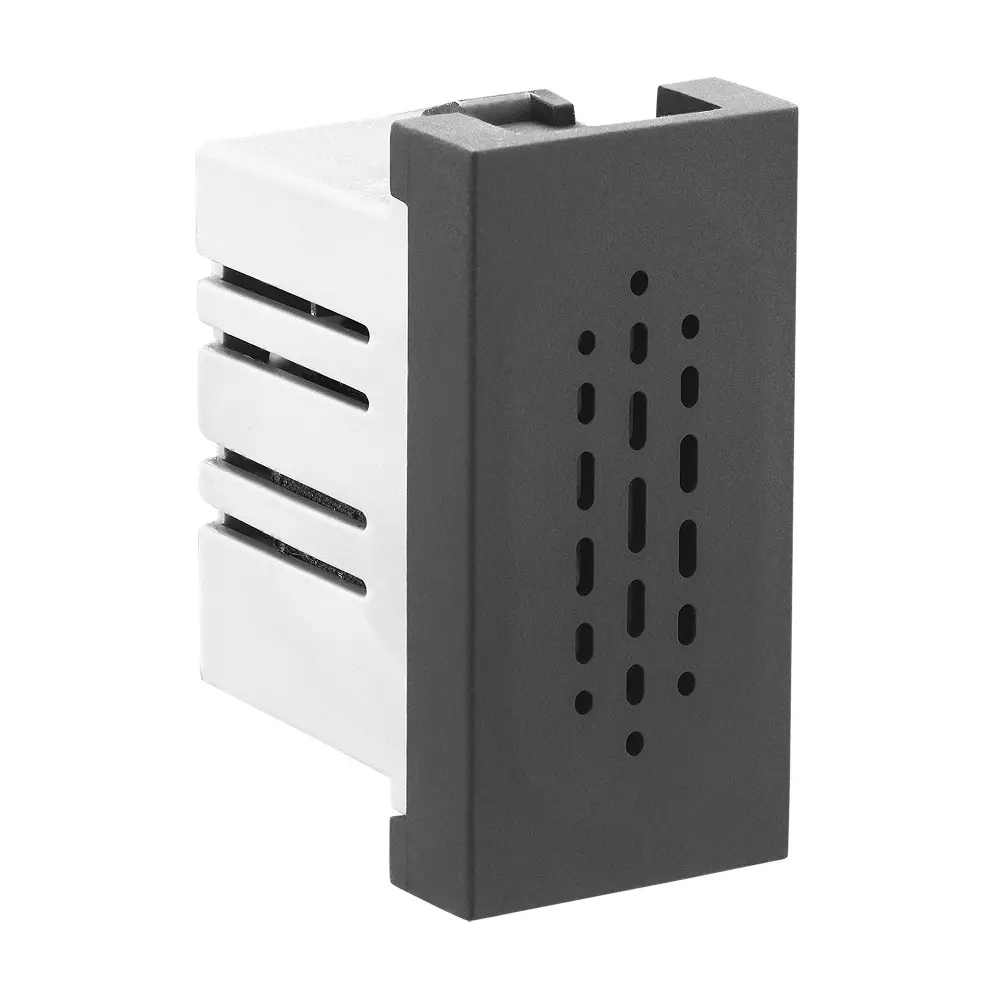 Legrand Buzzer Allzy 1 Module Matt Black, 6812 39 (Pack of 20 Pcs)