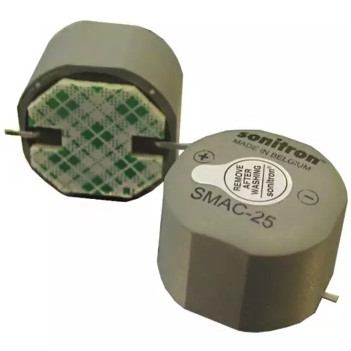 Sonitron 93.5dB SMD Continuous Internal Buzzer 25x18 mm 5 V DC Min 16 V DC Max, SMAC-25-S