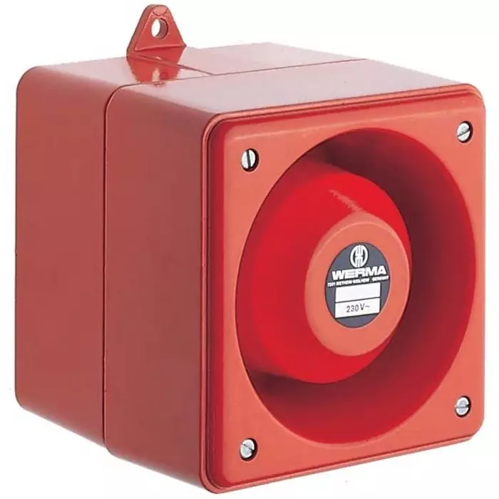 Werma Electronic Sounder 129 Series 115 V 105dB at 1 m IP65 AC 31-Tone, 129.052.67