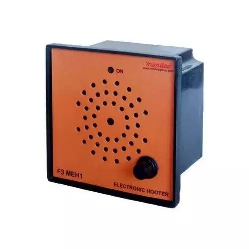 Minilec Electronic Hooter Aux 24-250 V AC/DC Black & Blue, F3 MEH