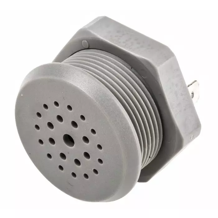 Sonitron 98dB Through Hole Continuous Internal Buzzer 36.5 (Dia.)x26 mm 0.7 V DC Min 15 V DC Max, SC0715BL F2