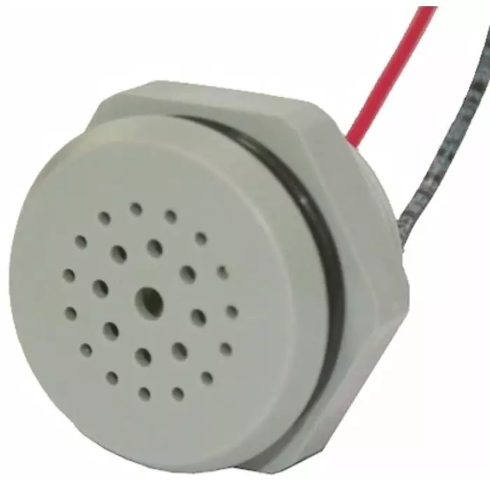 Sonitron 95dB Panel Mount Slow Pulse Internal Buzzer 36.5 (Dia.)x44 mm 5 V DC Min 80 V DC Max, SRA 80I B1