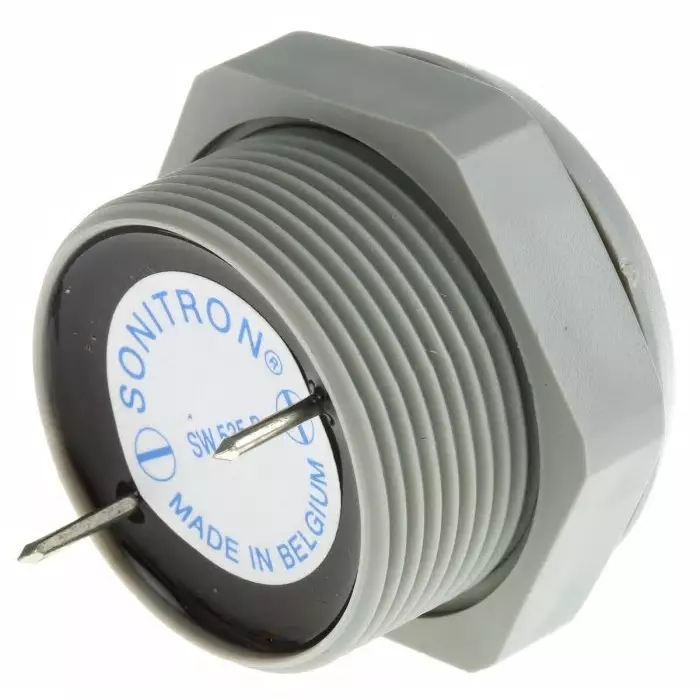 Sonitron 87dB Panel Mount Warbler Internal Buzzer 36.5 (Dia.)x26 mm 5 V DC Min 35 V DC Max, SW535B