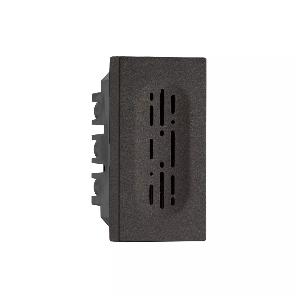 Legrand Buzzer Myrius Charcoal Grey 1 Module, 6794 50