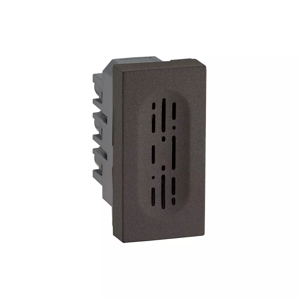 Legrand Buzzer Myrius Charcoal Grey 1 Module, 6794 50