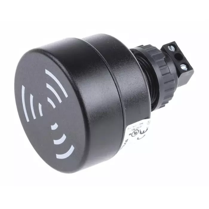 Werma Buzzer Wall Mount 24 V AC/DC 80dB at 1 m IP65 AC DC Single-Tone, 109.000.75