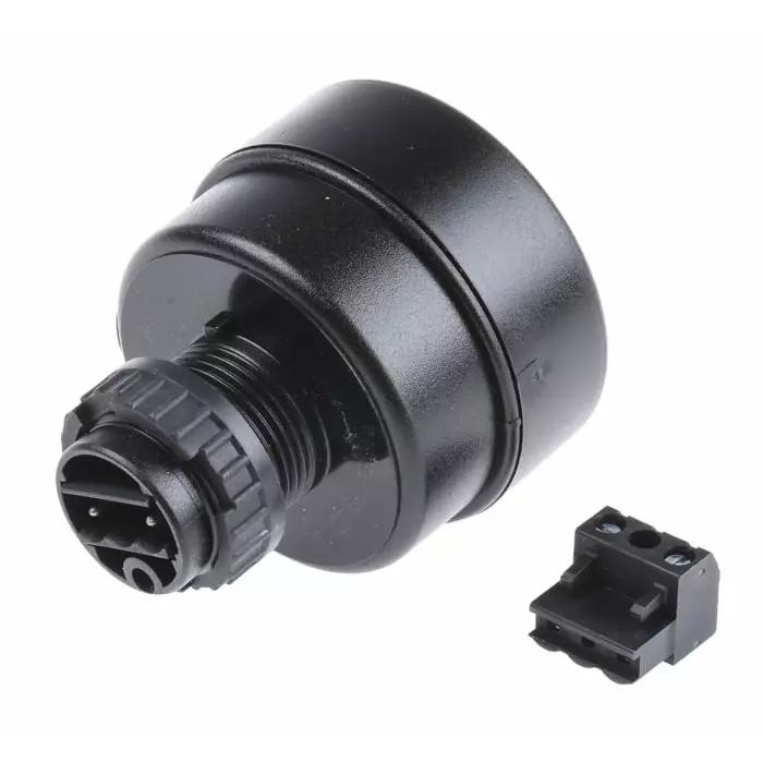 Werma Buzzer Wall Mount 24 V AC/DC 80dB at 1 m IP65 AC DC Single-Tone, 109.000.75