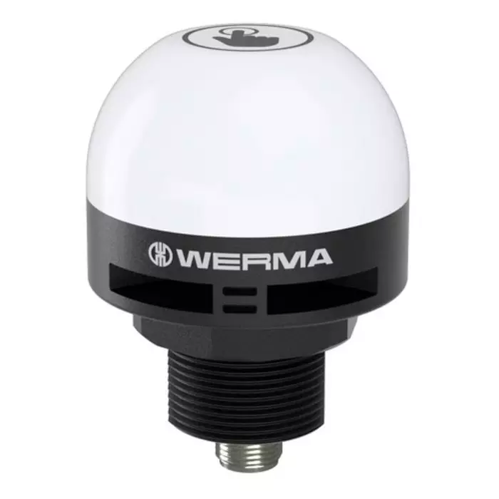 Werma Sounder Beacon MC55 Series Multicolour 24 V IP65 IP69K Built -In-Mount, 24029055