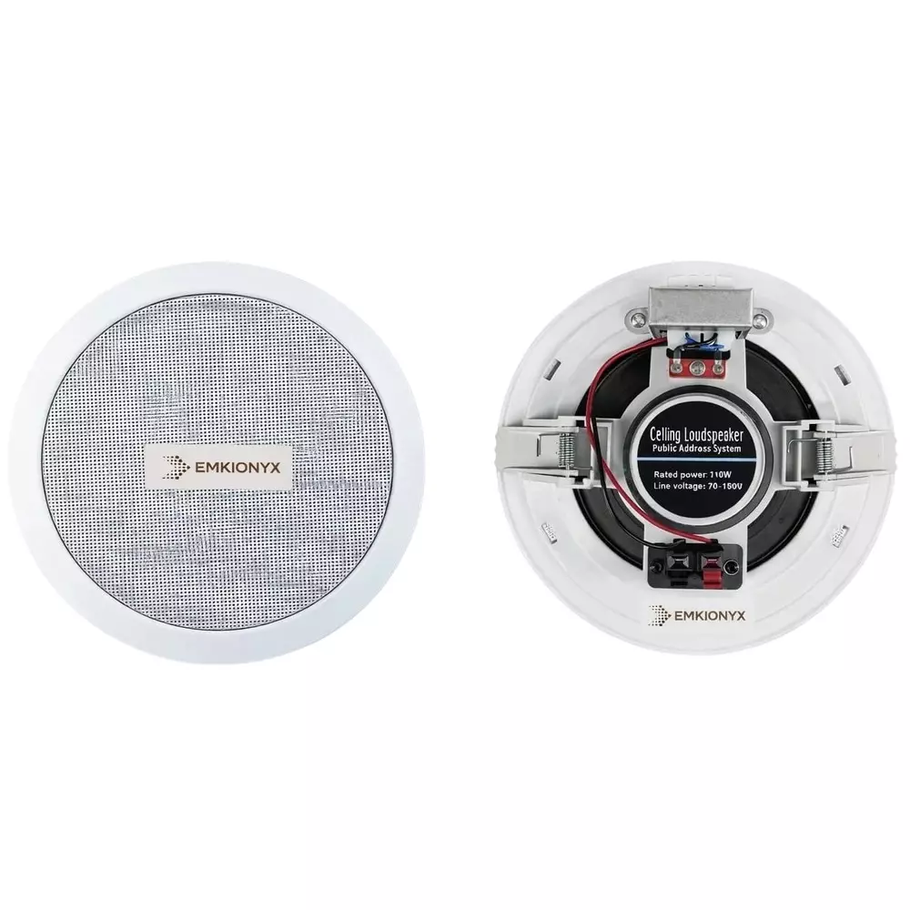 Emkionyx PA Ceiling Speaker 10 W 150 mm (6 inch) Ceiling (Flush Mount) (10W) PBX-802P