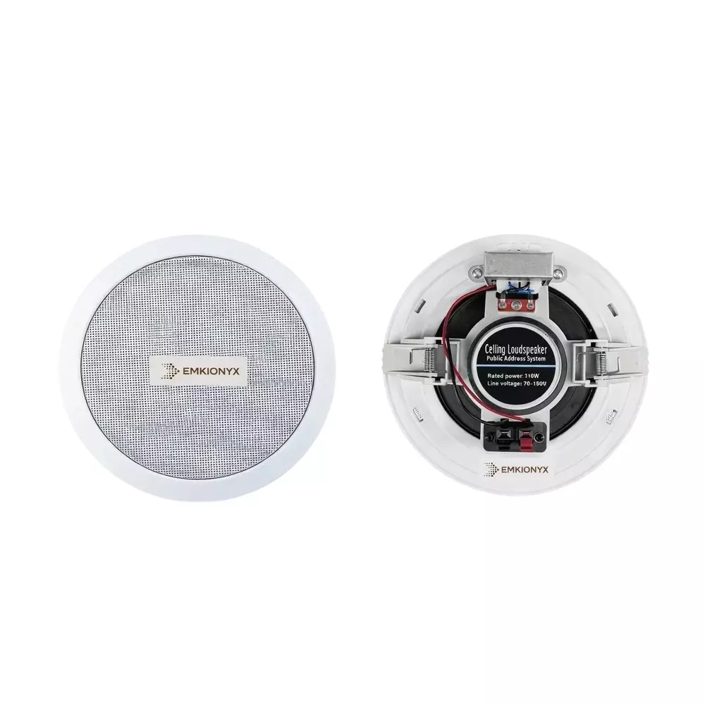 Emkionyx PA Ceiling Speaker 6 W 125 mm (5 inch) Ceiling (Flush Mount) (6W) PBX-801P