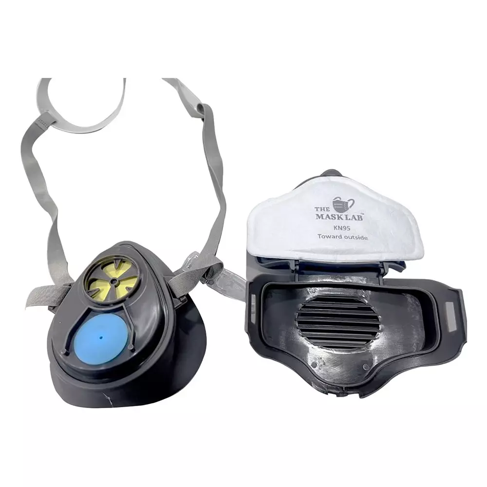 The Mask Lab Dust Mask Filter ABS '-10 °C and 35 °C Range White, N1100 KN95 (Pack of 2 Pcs)