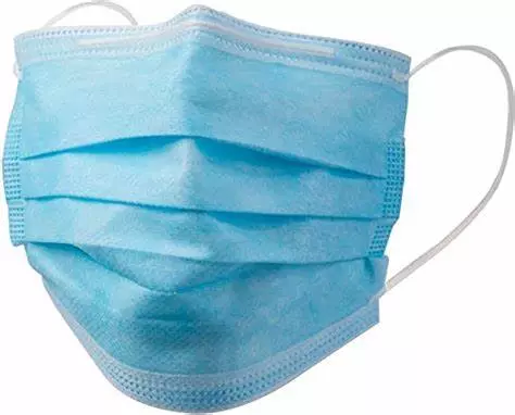 Buy JES surgical face mask blue pharmaceutical 3 layered / 3 ply surgical face mask 100% certi from Industrybuying.com