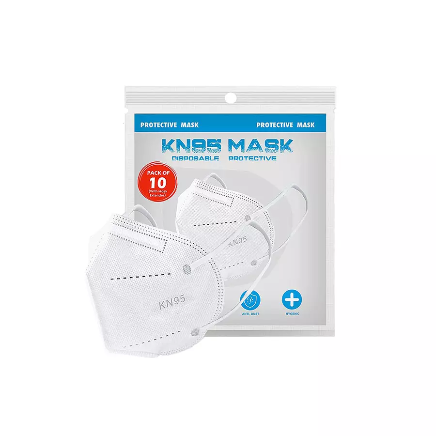 Medohealthy KN-95-10 KN95 Face Mask ( Pack of 10)