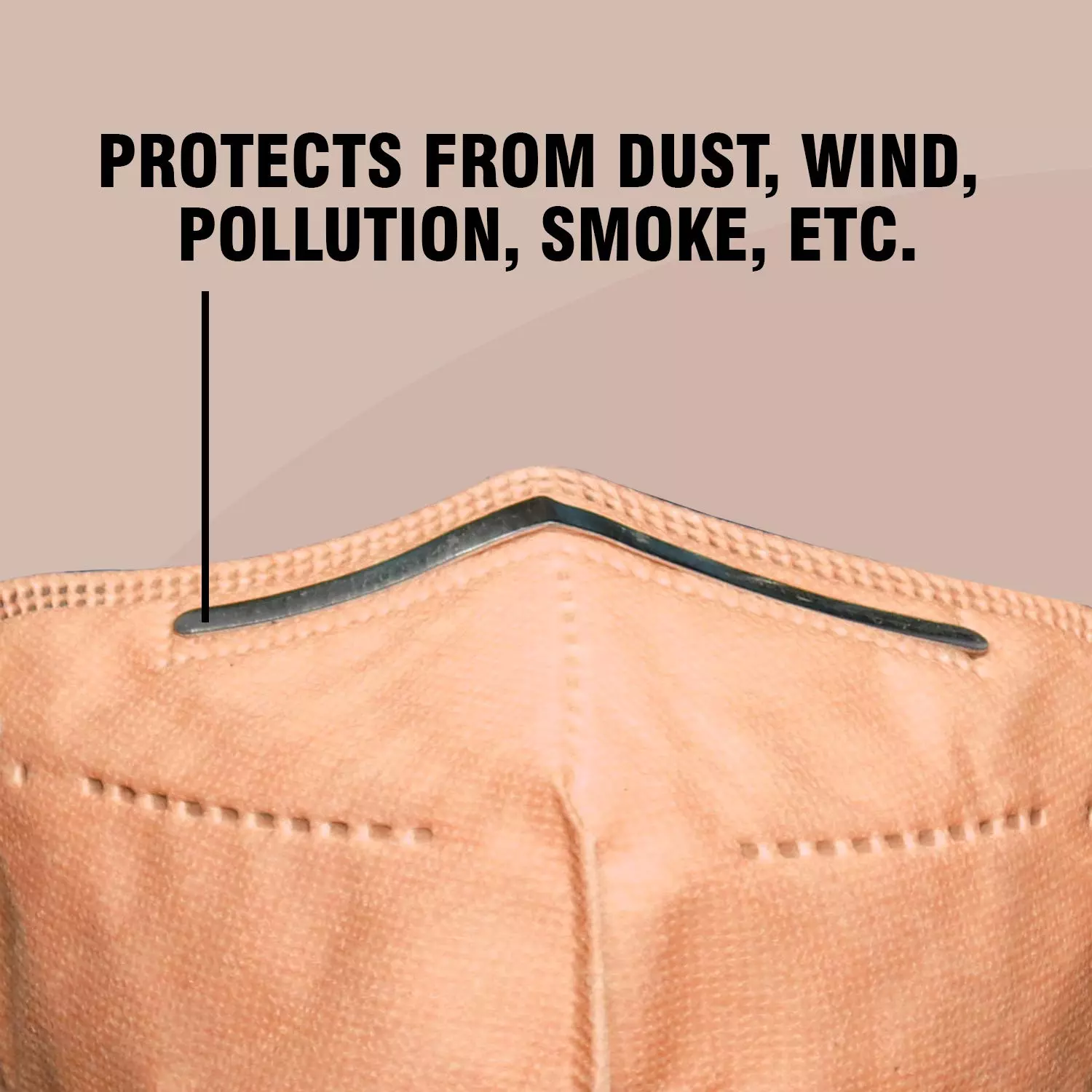 oriley-n95-5-layer-disposable-face-mask-with-nose-pin-and-earloop-peach-pack-of-2-pcs