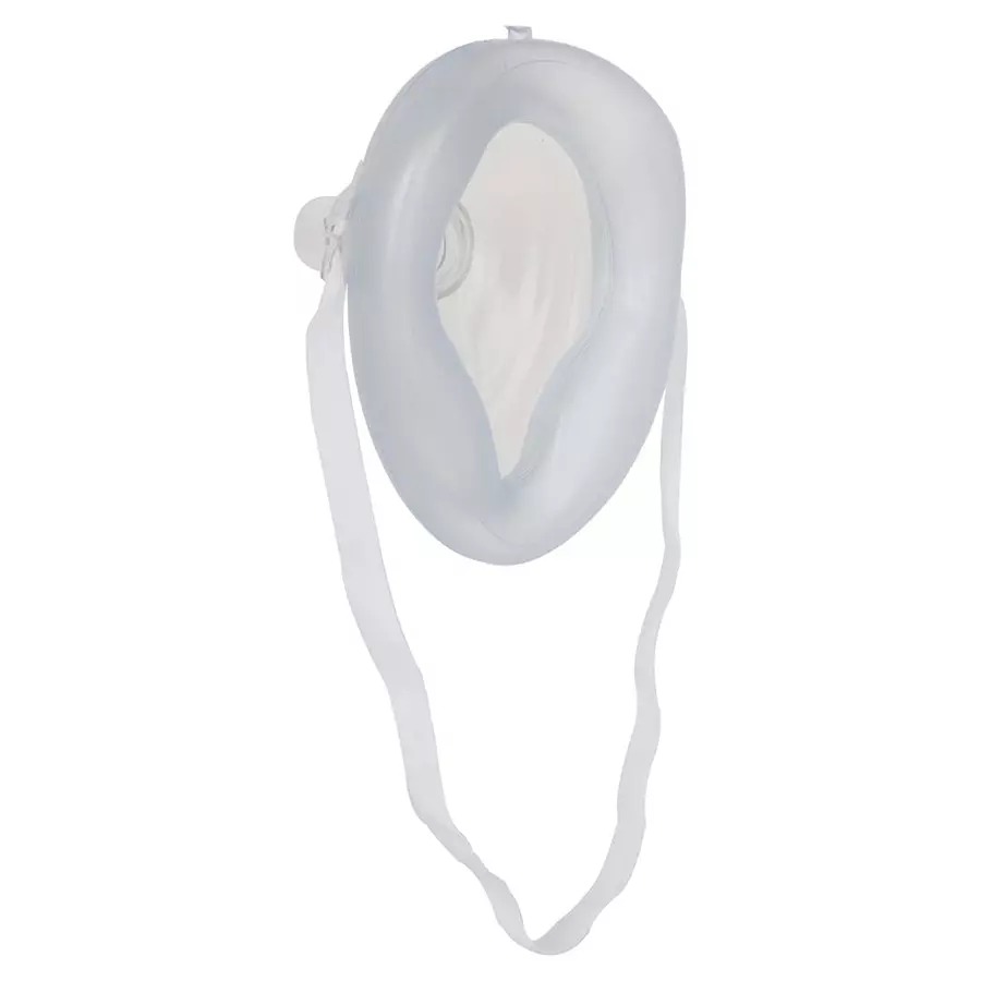 FAIRBIZPS CPR Resuscitator Mask Medical Rescue with Hard Case Cover for O2 Red & White, FA_31