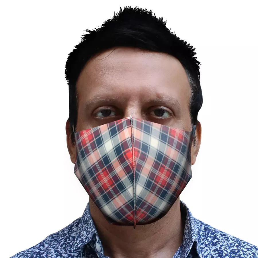 Pivalo PV5096 Multilayer Unisex Reusable Face Mask (Pack of 6 Pcs)