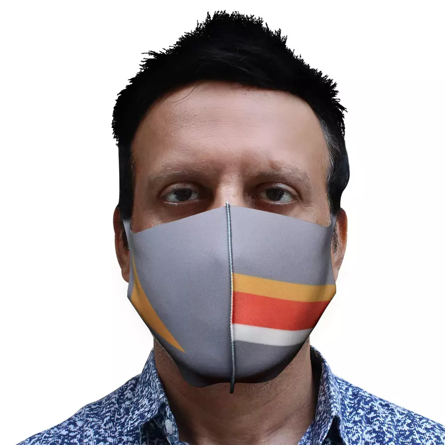 Zureni ORURM04 Multilayer Reusable Unisex Face Mask (Pack of 6 Pcs)