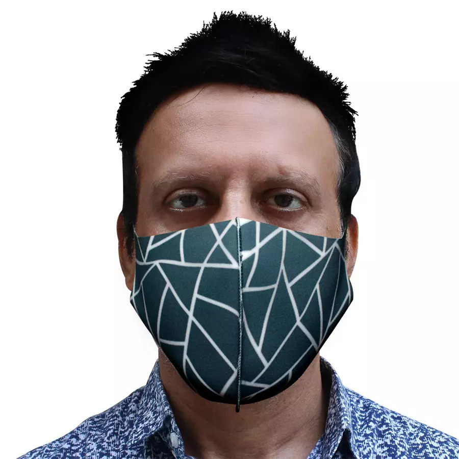 Zureni ORURM06 Multilayer Reusable Unisex Face Mask (Pack of 6 Pcs)
