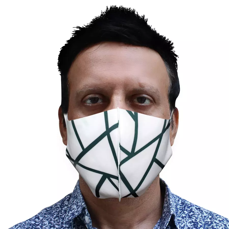 Oriley ORURM12 Multilayer Unisex Reusable Face Mask (Pack of 6 Pcs)