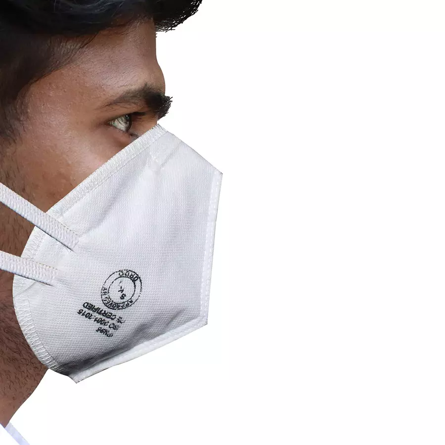 ORILEY GC-002069 Universal Plastic Goggle with Disposable Face Mask White