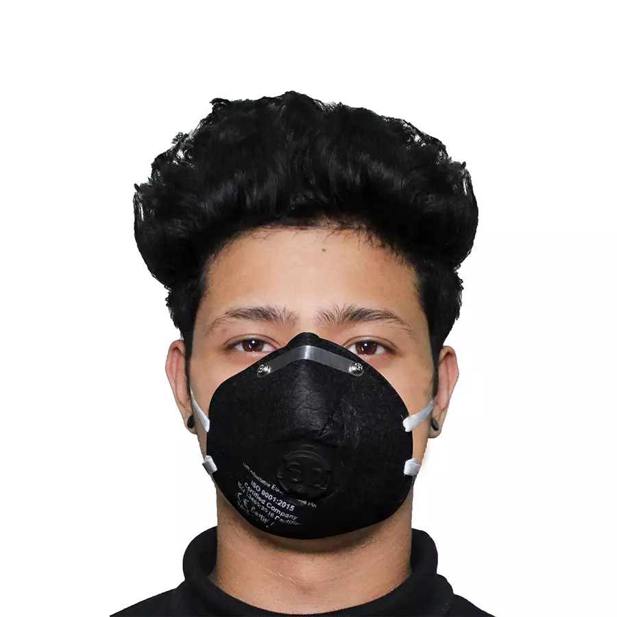 ORILEY GC-002116 Universal Unisex Goggle & 6 Layer Face Mask Black