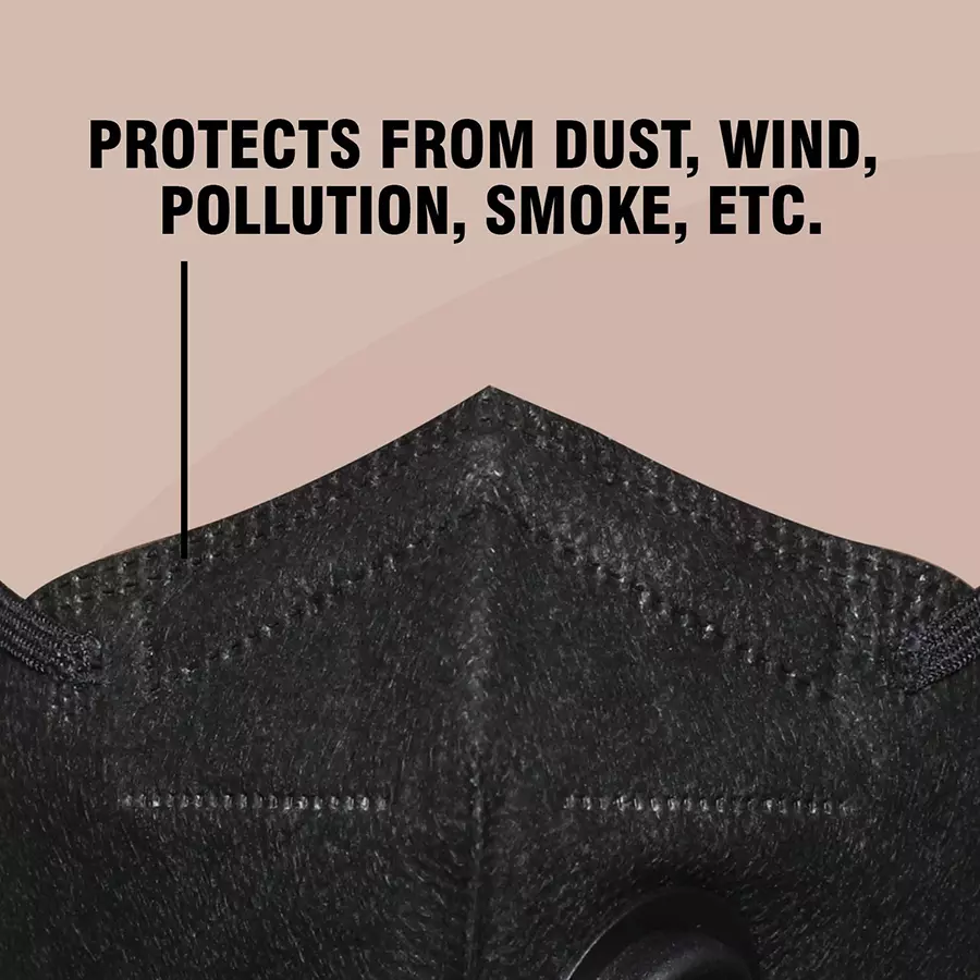 oriley-n95-5-layer-disposable-face-mask-with-nose-pin-black-or5210-pack-of-2-pcs