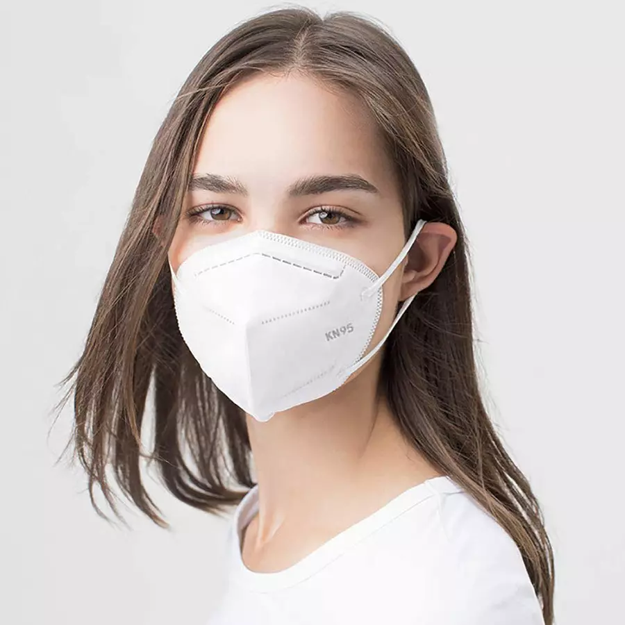 Oriley 5 Layer N95 Disposable Face Mask with Nose Pin ORKN002 (Pack of 2 Pcs)