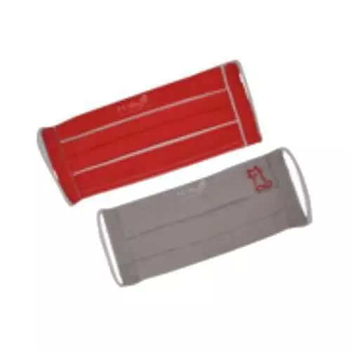 Ivillage Medium Cotton Fabric Red & White Stripes Face Mask for Kids Set Mask02S_Set4 (Pack of 10)