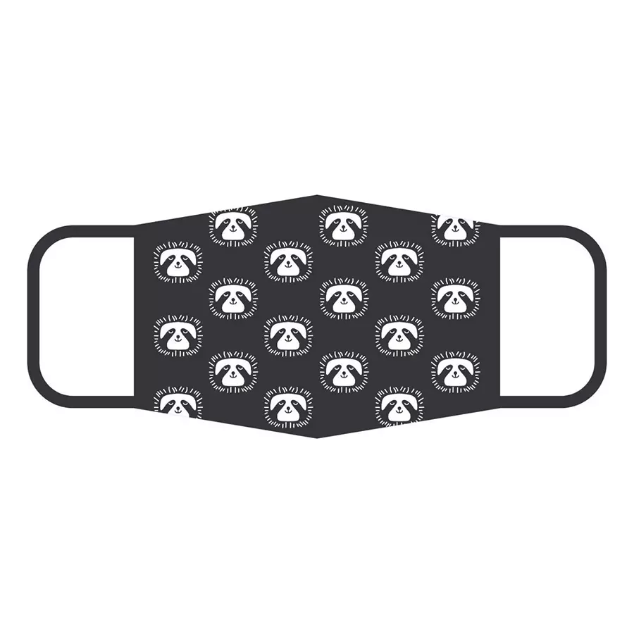ORILEY OA5073 Universal Unisex Reusable Cotton Face Mask Panda design (Pack of 10)