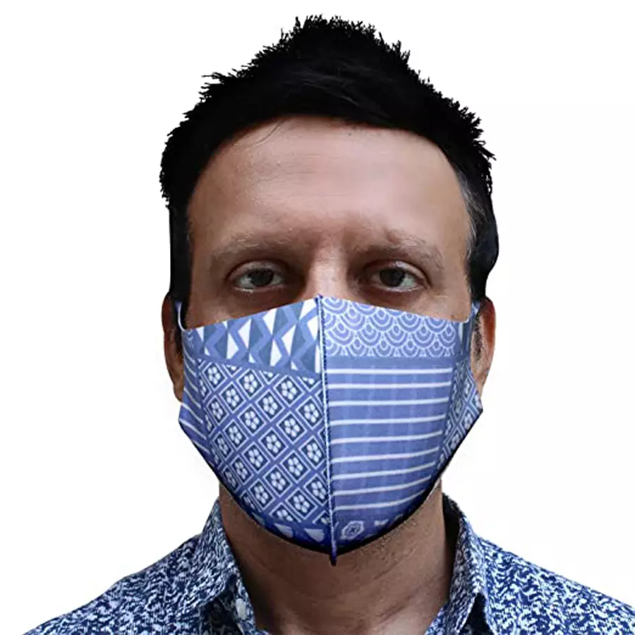 Oriley ORURM02 Multilayer Unisex Reusable Face Mask (Pack of 6 Pcs)