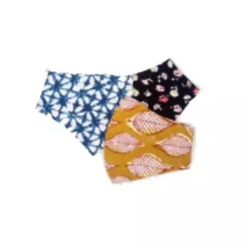 Ivillage 3 Pcs Large Cotton Organic 2 Layer Washable Face Mask Set Mask06L_Set2 (Pack of 25)
