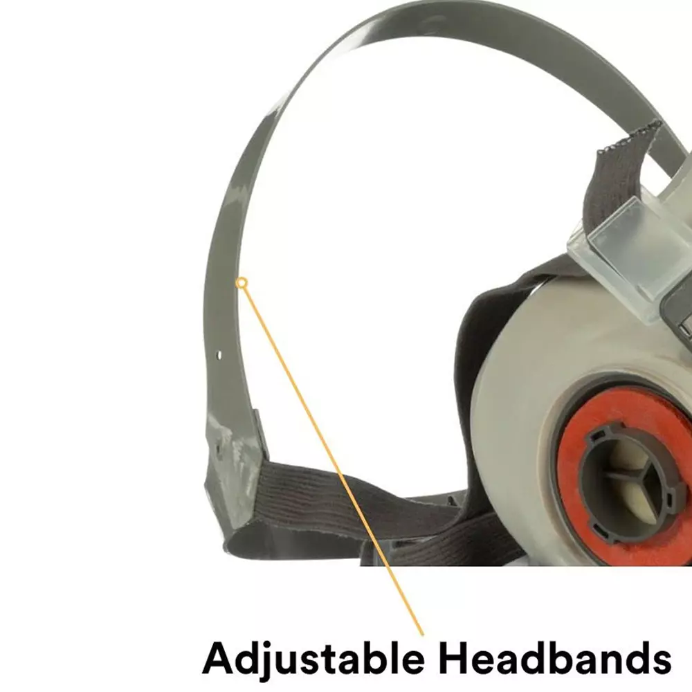 3M 6200 Grey Half Facepiece Reusable Respirator