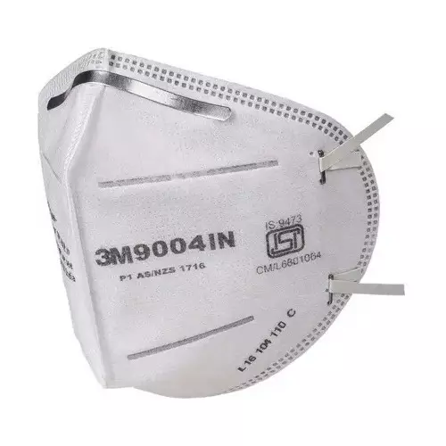 3M 9004IN White Dust/Mist Respirator (Pack of 10 Pcs)