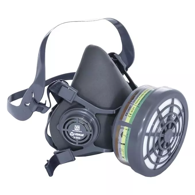 Venus V 500 Mask With Single Gas Cartridge (Pack Of 3 Pcs)