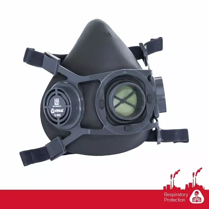 Venus V 500 Mask With Single Gas Cartridge (Pack Of 3 Pcs)
