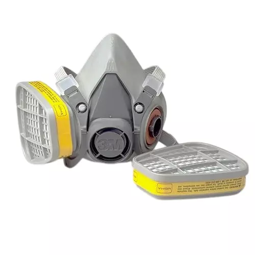 3M Organic Vapor Acid Gas Cartridge Yellow & Grey for Oil & Gas, Food Safety, 6003 (Pack of 10 Set)