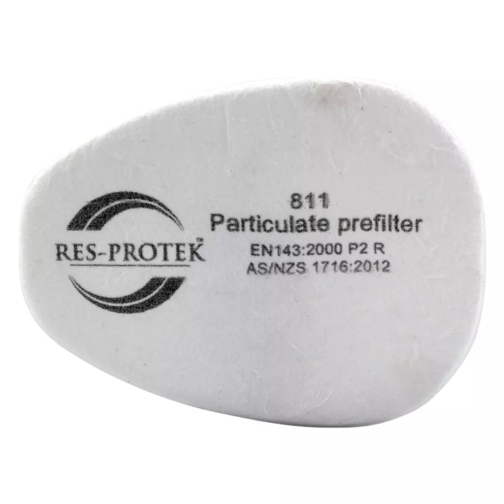Udyogi Prefilter White 5 Layers Polypropylene for 8100 Series Cartridge, Res-Protek 811 (Pack of 10 Pcs)