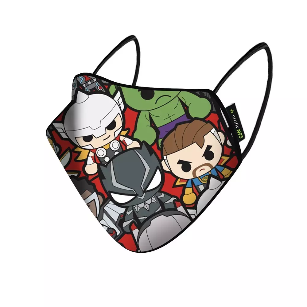 Airific Marvel Anti Pollution Mask Mini Avengers - Medium