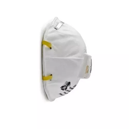 3M Universal Fit N-95 Nose Mask with Volv Cup-Shaped Standard Size White Polyisoprene for Dust Pollution Protection Use, 8210 (Pack of 35 Pcs)