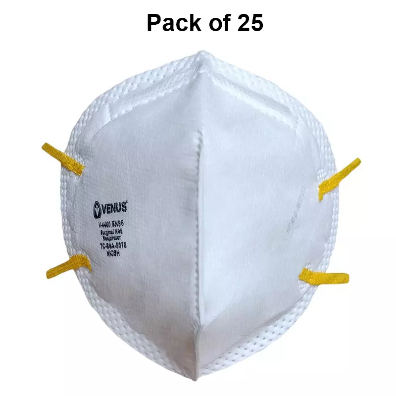 venus-v-4400-sn95-surgical-n95-respirator-mask-multi-layer-engineered-fabric-latex-free-textile-elastic-fold-flat-free-size-120428201-pack-of-25