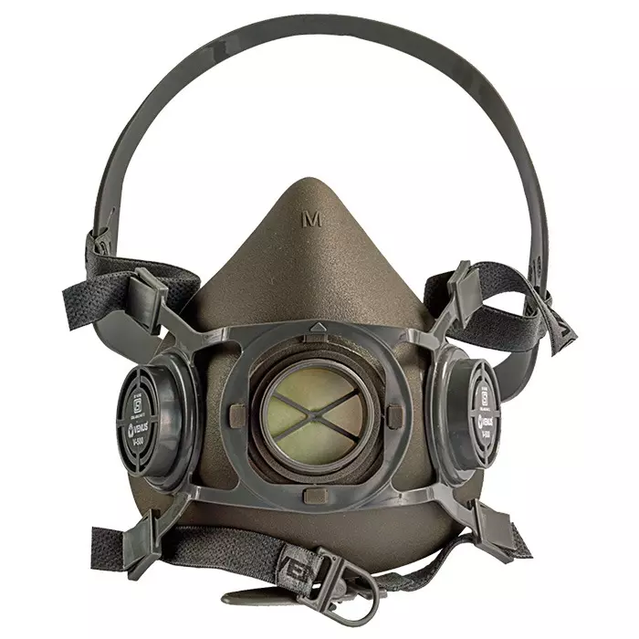 Venus Reusable Full Face Mask TPE With Textile Head Band Medium Size For Venus V-7800 Dual Gas Filter, V-500